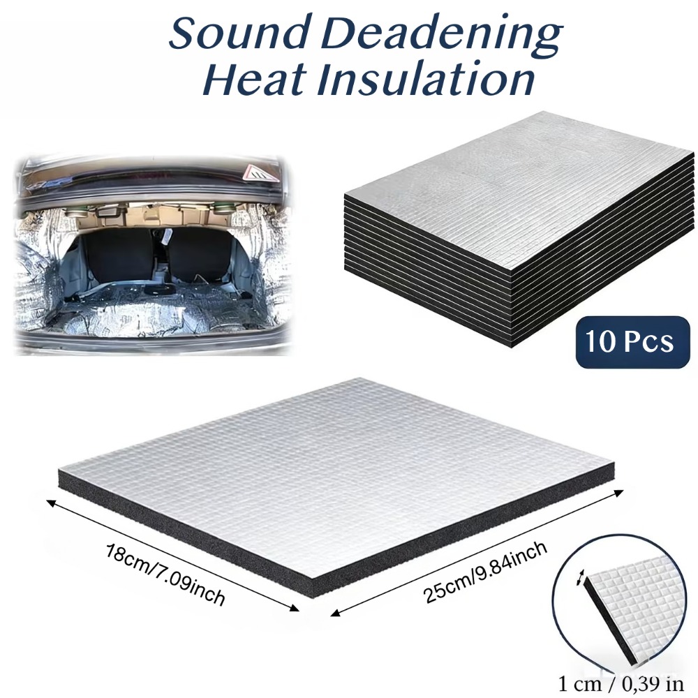 10PCS 10mm Car Sound Deadening - Sound Dampening Foam review and price