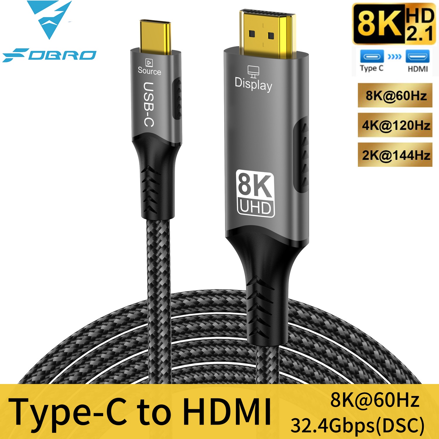 8K Type C to HDMI 2.1 Cable 32 - Esports Gaming Bundle review and price