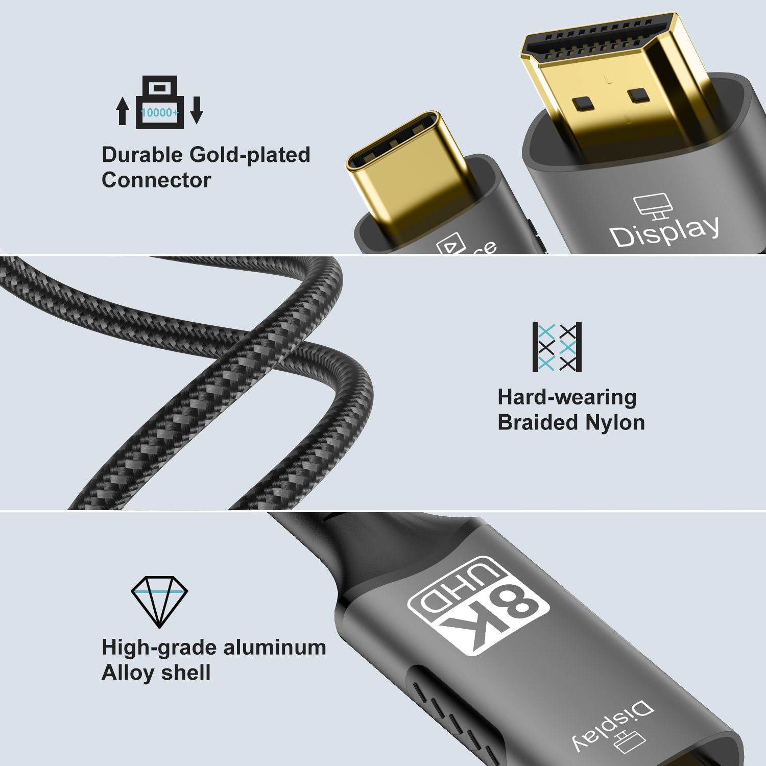 8K Type C to HDMI 2.1 Cable 32 - Esports Gaming Bundle review and price