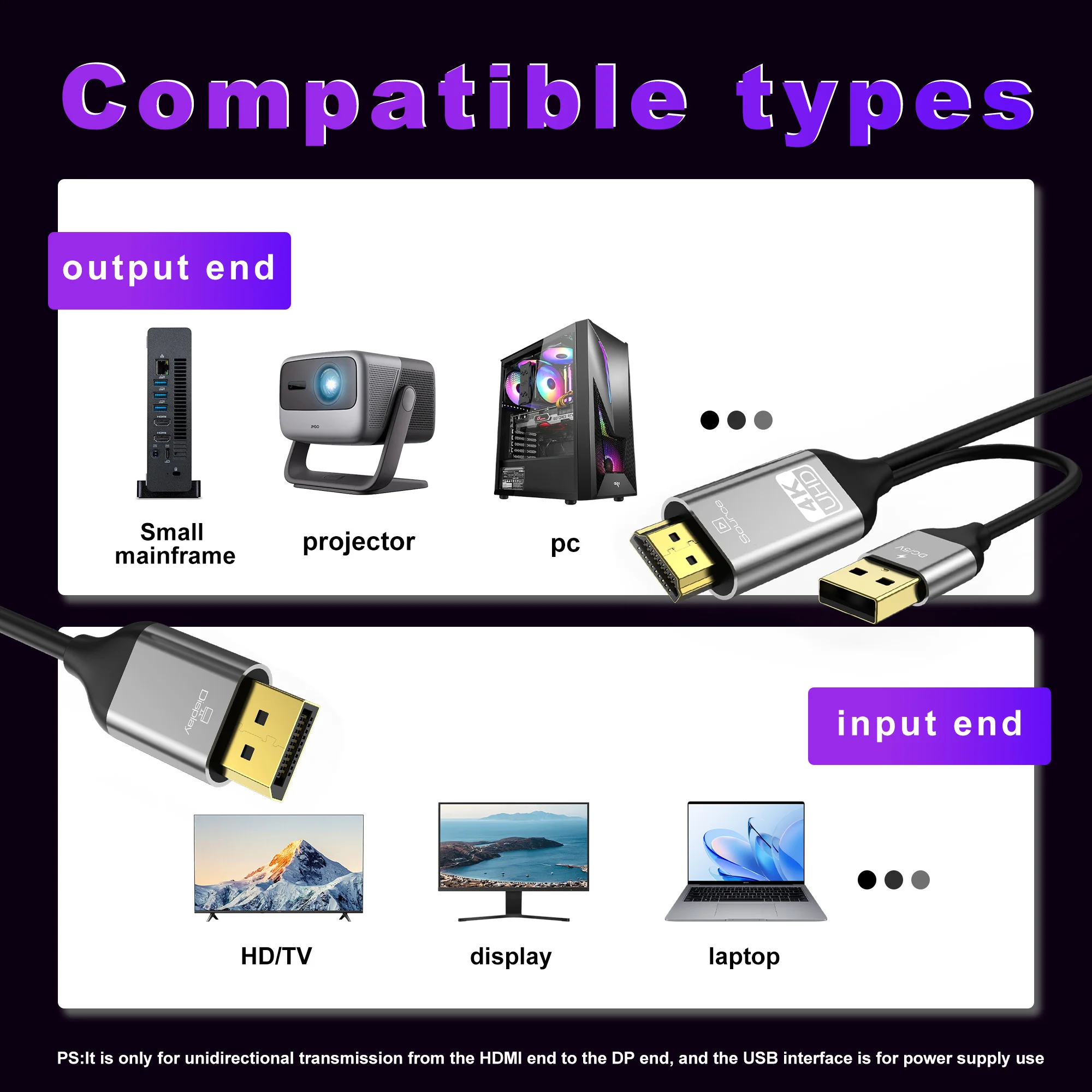 HDMI to DP Converter Cable wit - Esports Gaming Bundle review and price