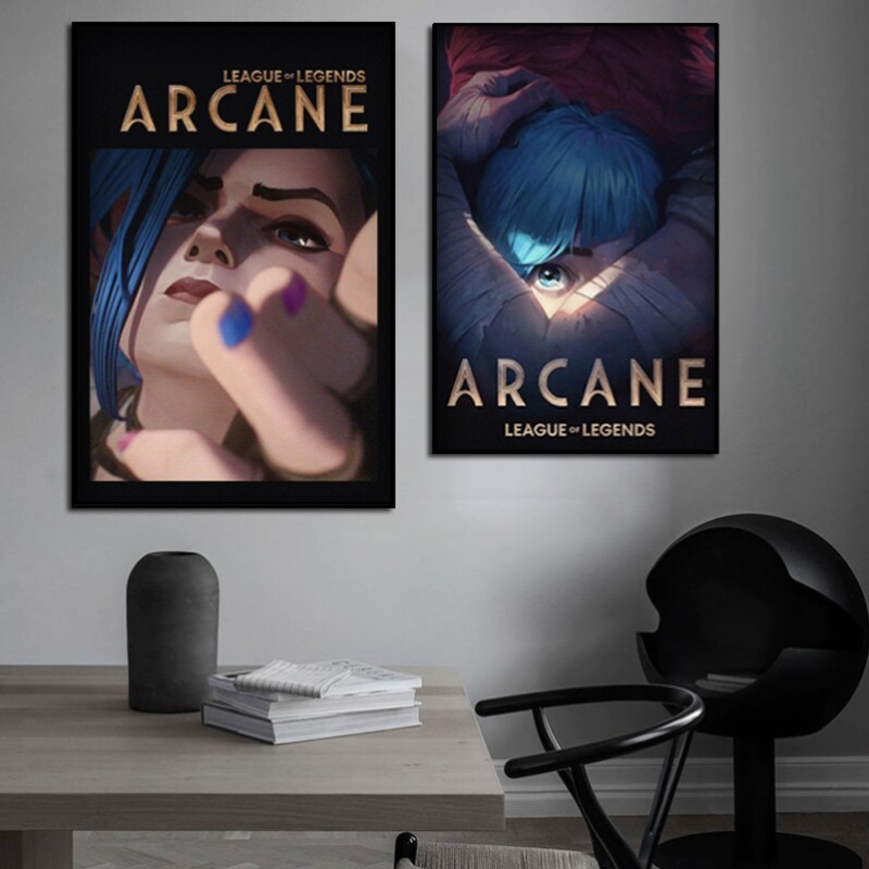 Arcane Jinx Close-Up Poster Un - Esports Gaming Stocks review and price