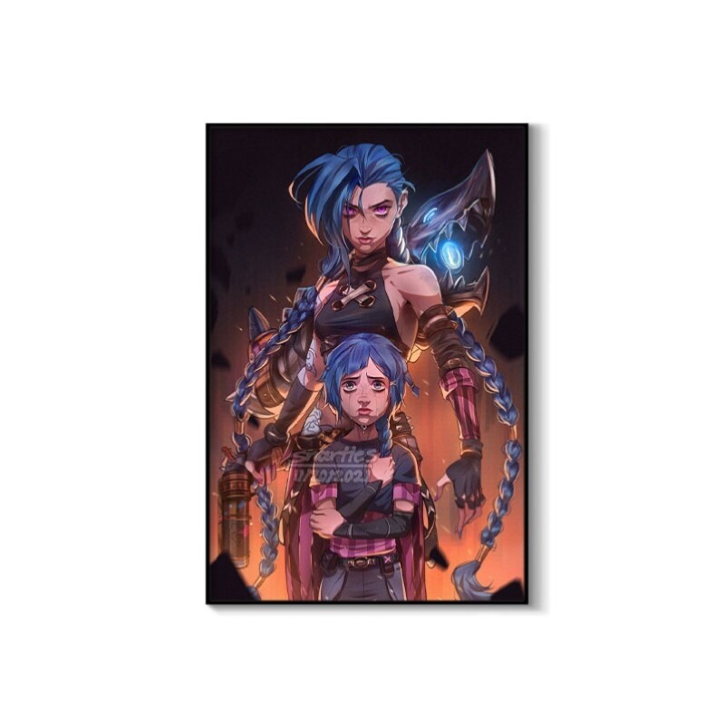 Arcane Jinx Close-Up Poster Un - Esports Gaming Stocks review and price