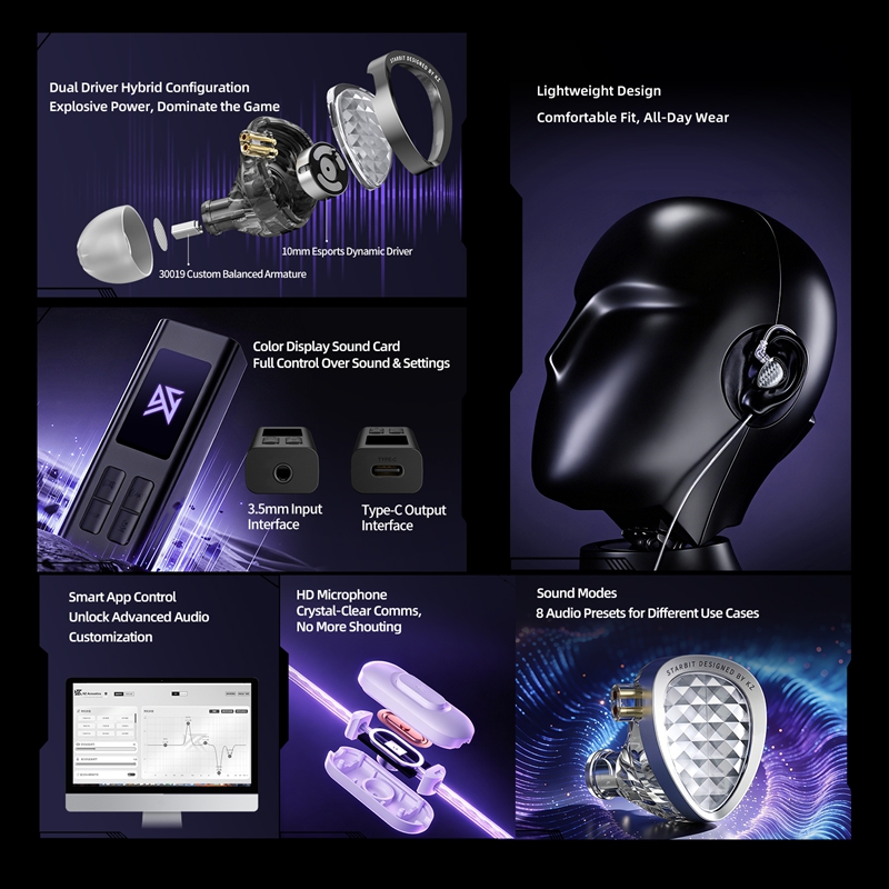 KZ Starbit Wired Gaming Earpho - Esports Gaming Mobile review and price