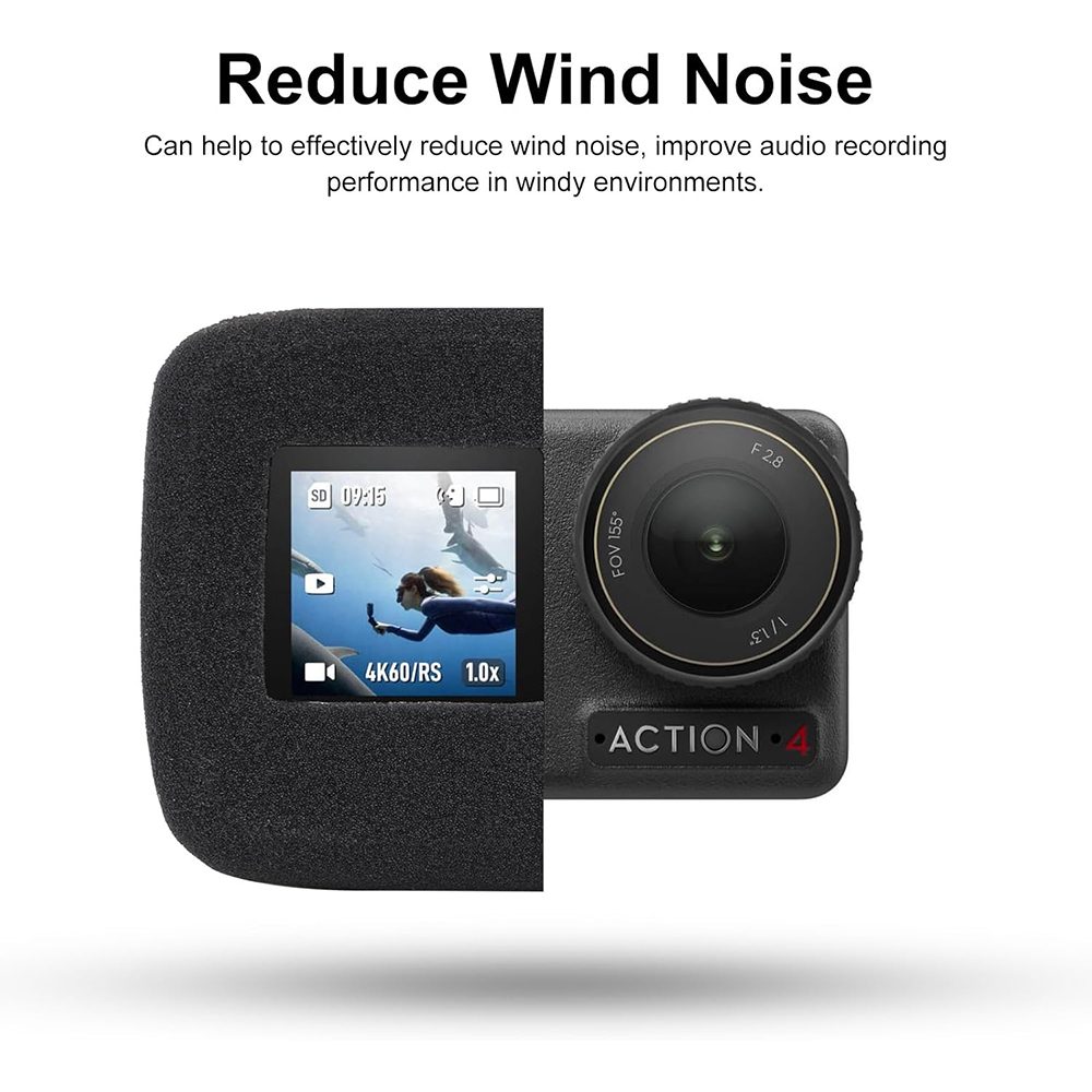 For DJI Osmo Action 5 Pro 4 3  - Sound Dampening Foam review and price