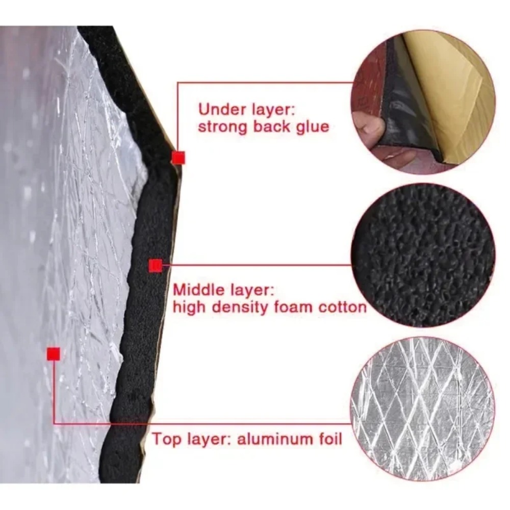 Extra Thick 20mm Car Sound Dea - Sound Dampening Foam review and price