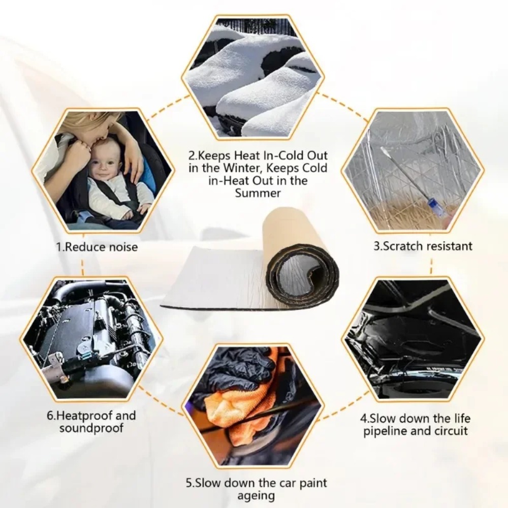 Extra Thick 20mm Car Sound Dea - Sound Dampening Foam review and price