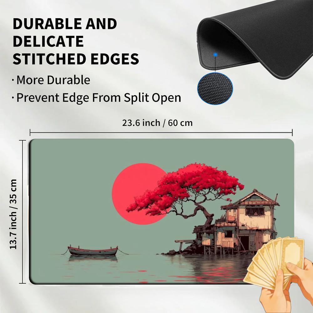 Ukiyo‑e Landscape TCG Playmat  - Esports Gaming House review and price